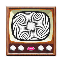50s Hypno-TV Refrigerator Magnet