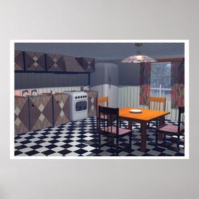 50's Kitchen Posters by Xristel