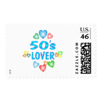 50s Lover Postage Stamp