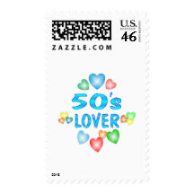 50s Lover Postage Stamps