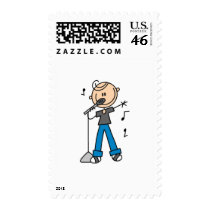 50s Male Singer Stick figure t-shirts and Gifts postage by stick_figures 50s Male Singer Stick figure t-shirts and Gifts postage