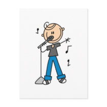 50s Male Singer Stick figure t-shirts and Gifts postcards by stick_figures 50s Male Singer Stick figure t-shirts and Gifts postcards