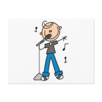 50s Male Singer Stick figure t-shirts and Gifts postcards by stick_figures 50s Male Singer Stick figure t-shirts and Gifts postcards
