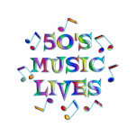 50s Music Lives Tee Shirts