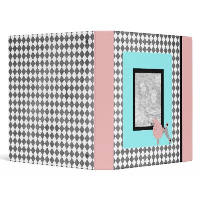 50's Poodle Retro Custom Photo Binder by cowboyannie