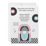 50's Retro Party Invitation
