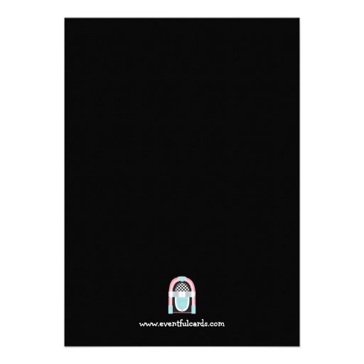 50's Retro Party Invitation