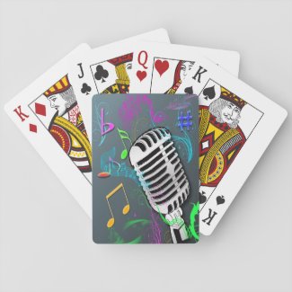 50's Rock n' Roll Playing Cards