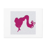 50's Silhouette Post Card