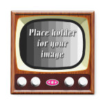 50s Television Template magnets