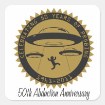50th Abduction Anniversary Stickers