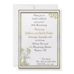 50th Anniversary Champagne Invitation