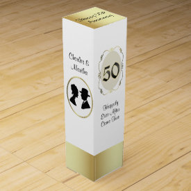 50th Anniversary Gift Wine Box