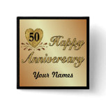 50th Anniversary - Gold Pins