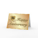 50th Anniversary - Gold cards by SpiceTree_Weddings 50th Anniversary - Gold cards