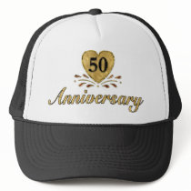 50th Anniversary - Gold hats by SpiceTree_Weddings 50th Anniversary - Gold hats