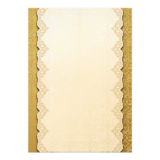 50th Anniversary Gold Invitation