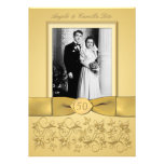 50th Anniversary Gold Invite- DON'T USE GOLD PAPER