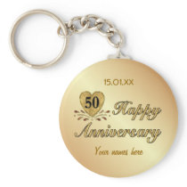 50th Anniversary - Gold Key Chains