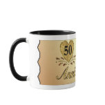 50th Wedding Anniversary Mugs