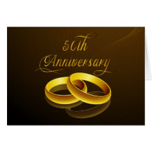 50th Anniversary | Gold Script Card