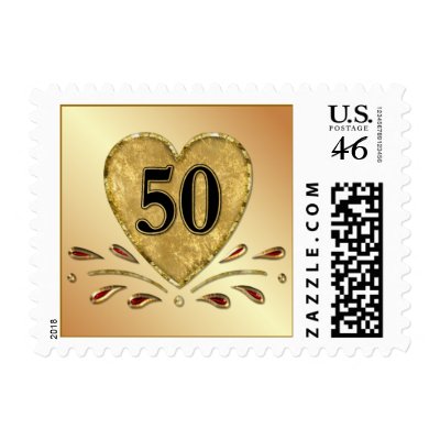 50th Anniversary - Gold Stamp