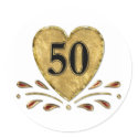 50th Anniversary - Gold stickers by SpiceTree_Weddings 50th Anniversary - Gold stickers