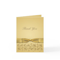 50th Anniversary Gold Thank You Card **New version