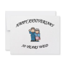 50th. ANNIVERSARY invitations