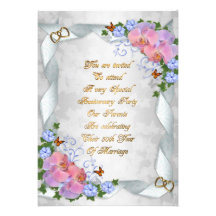 50th Anniversary invitation for parents