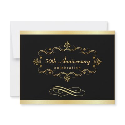 50th Anniversary Invitations - Special Bargain by SquirrelHugger