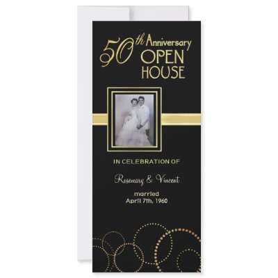 50th Anniversary Open House - Photo Optional Invitations by SquirrelHugger