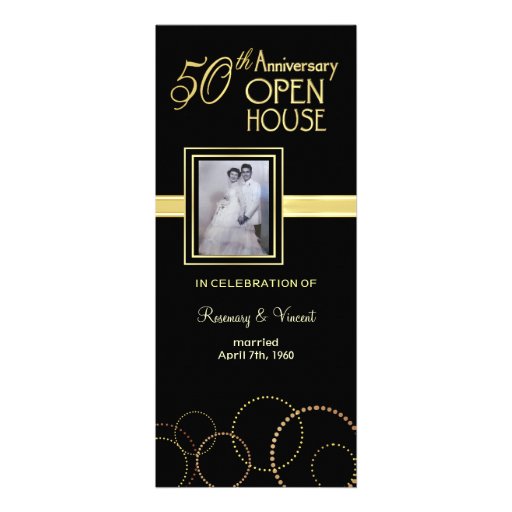 50th Anniversary Open House - Photo Optional Invitations