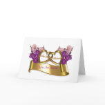 50th Anniversary orchids elegant invitation Greeting Cards