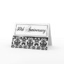 50th Anniversary Party (Chaucer/black & white) Greeting Cards