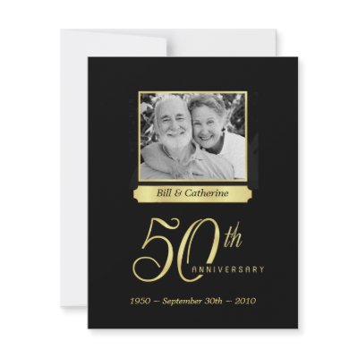 50th Anniversary Party - Custom Photo Invitations by SquirrelHugger