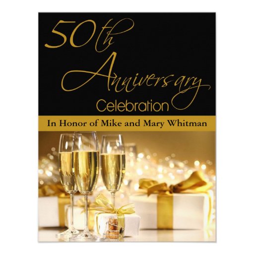 50th Anniversary Party Invitation