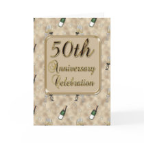 50th Anniversary Party Invitation cards