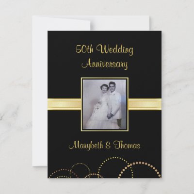 50th Wedding Anniversary Party Invitations by SquirrelHugger