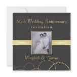 50th Anniversary Party Invitation - Photo Optional