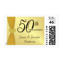 50th Anniversary Party Invitation Postage