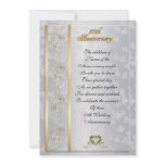 50th anniversary party invitation Victorian angels