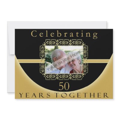 50th Anniversary Party Invitation With Photo by NightSweatsDiva
