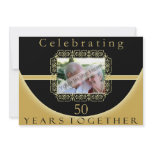 50th Anniversary Party Invitation With Photo