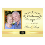 50th Anniversary Party Invitations with Photo invitations