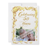 50th Anniversary Party Photo Invitation