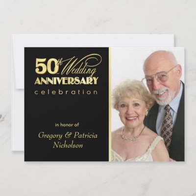 50th Anniversary Party - Photo Invitations