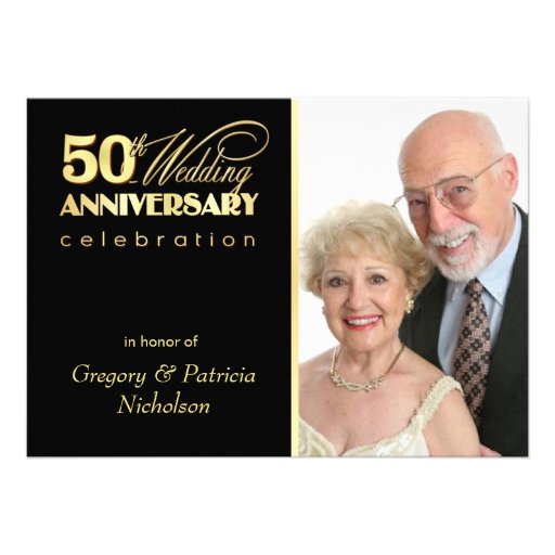 50th Anniversary Party - Photo Invitations