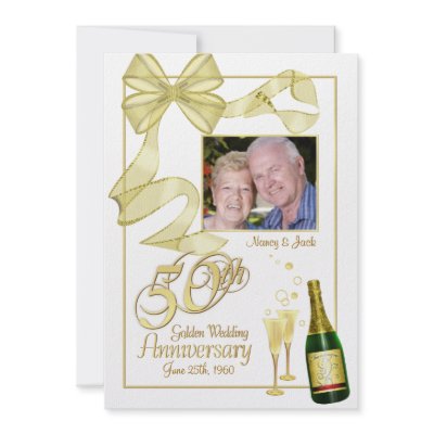 50th Anniversary Party Photo Invitations - Bargain by SquirrelHugger