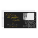 50th Anniversary Personalized Photo Card